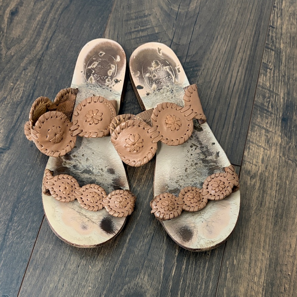Brown Leather Jack Roger’s Sandals